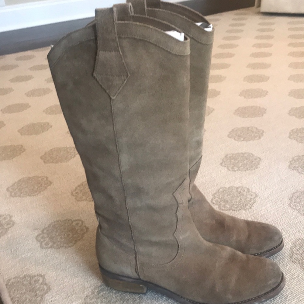 Sam Edelman suede cowboy boots